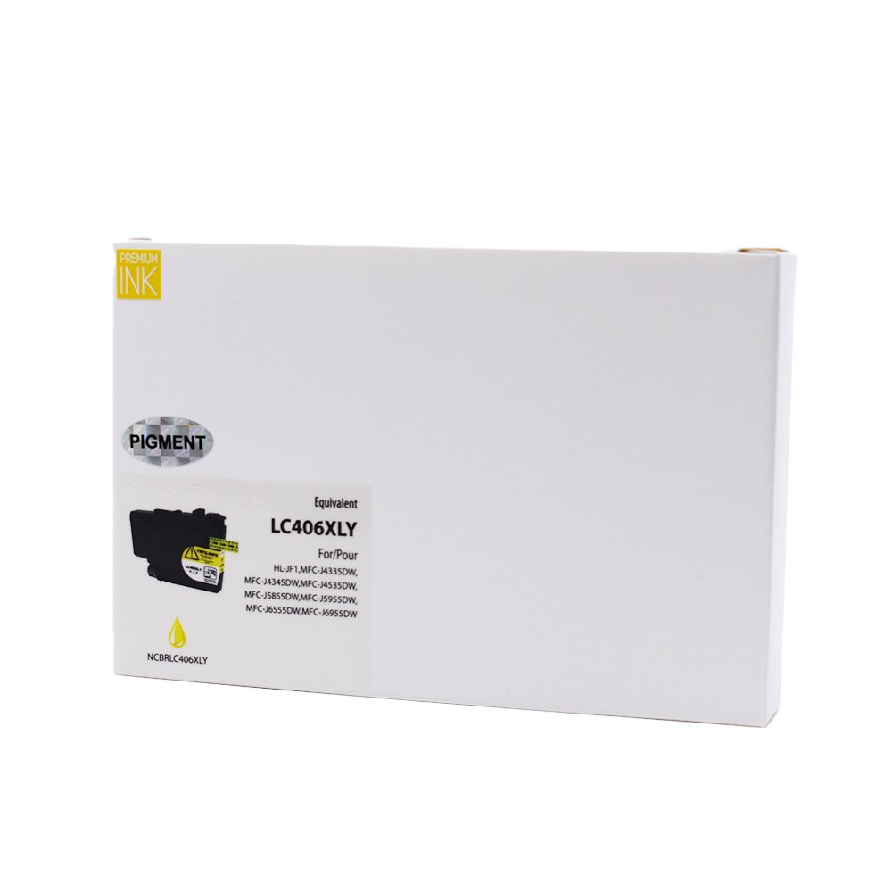 Brother LC406XLYS Alternative Premium Ink Pigment Yellow 5K